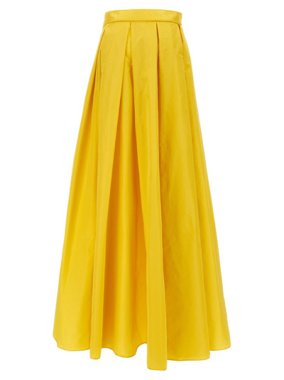 Shop Pinko Nocepesca Pleated A In Yellow