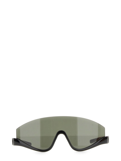 Shop Gucci Eyewear Mask Shaped Sunglasses In Black