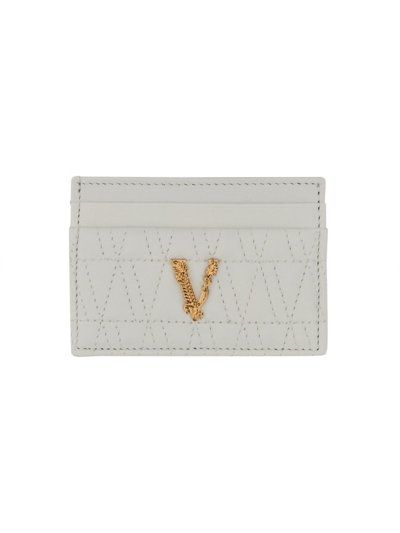 Shop Versace Logo In White