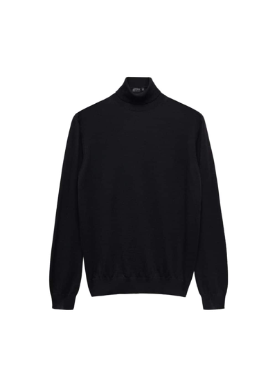 Shop Mango 100% Merino Wool Turtleneck Sweater Black