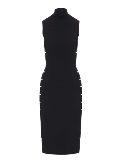 Shop Alaïa Midi Dresses In Black