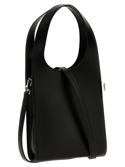 Shop Coperni 'micro Swipe Tote Bag' Crossbody Bag In Black