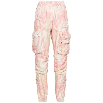Shop Diesel Pants In Pink