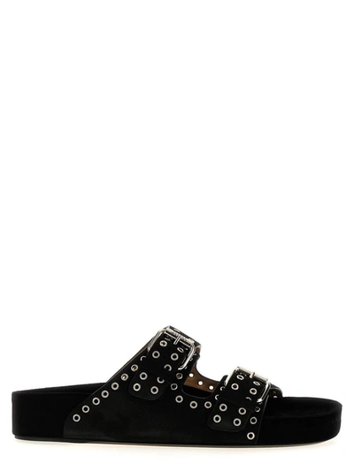 Shop Isabel Marant 'lennyo' Sandals In Black