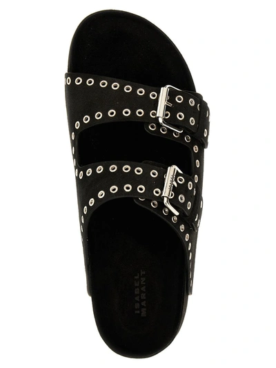 Shop Isabel Marant 'lennyo' Sandals In Black