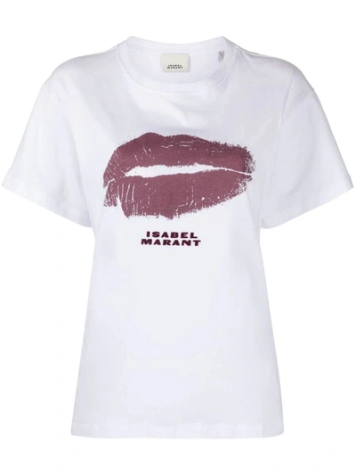Shop Isabel Marant Yates T-shirt Clothing In White