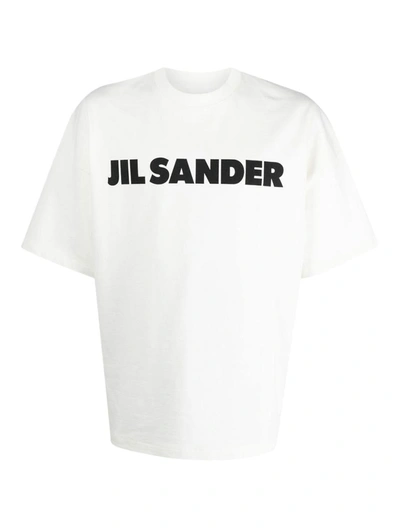Shop Jil Sander T-shirts In Nude & Neutrals