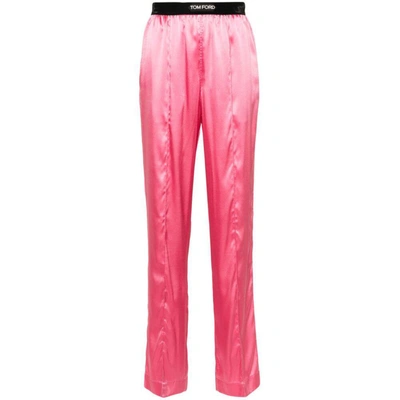 Shop Tom Ford Pants In Pink