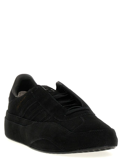 Shop Y-3 Adidas 'gazelle' Sneakers In Black