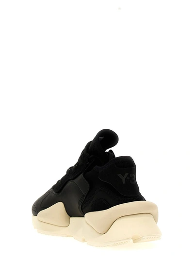 Shop Y-3 Adidas 'kaiwa' Sneakers In White/black