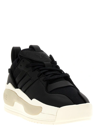 Shop Y-3 Adidas 'rivalry' Sneakers In White/black