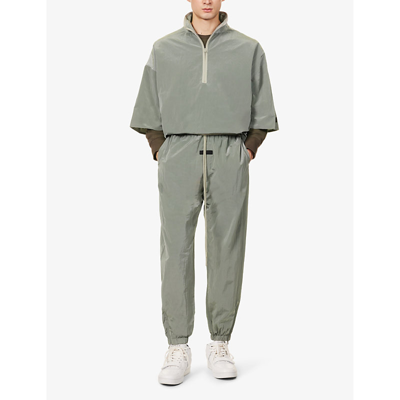 Shop Essentials Fear Of God  Men's Seal  Relaxed-fit Woven Jogging Bottoms