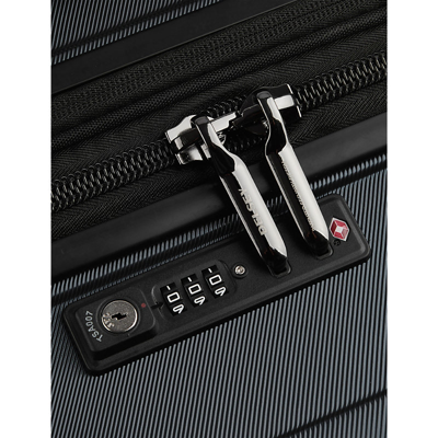 Shop Delsey Shadow 5.0 Check-in Suitcase In Black