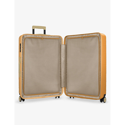 Shop Horizn Studios Bright Amber H7 Re Series Check-in Recycled-polycarbonate Suitcase