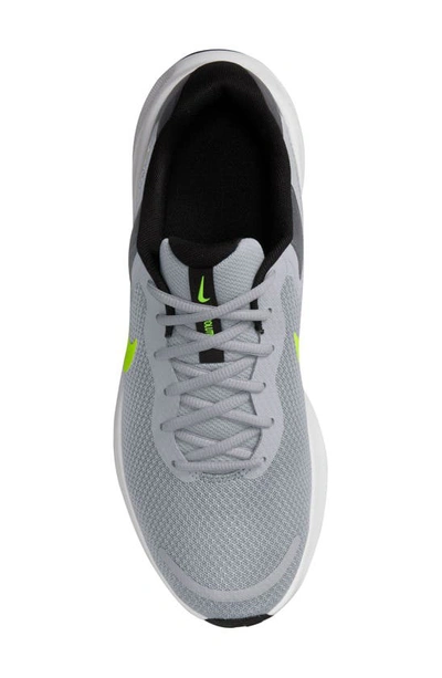 Shop Nike Revolution 7 Road Running Sneaker In Wolf Grey/ Volt/ Black