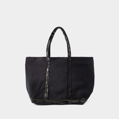 Shop Vanessa Bruno Cabas L Shopper Bag -  - Linen - Black