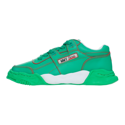 Shop Miharayasuhiro Parker Low Top Sneakers In Green