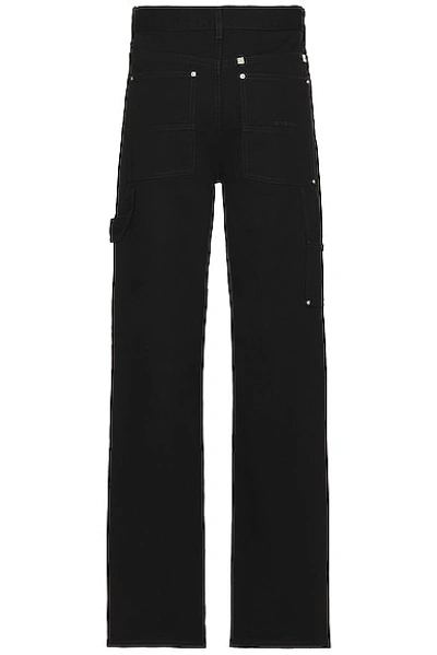 Shop Givenchy Studded Carpenter Pant In Black
