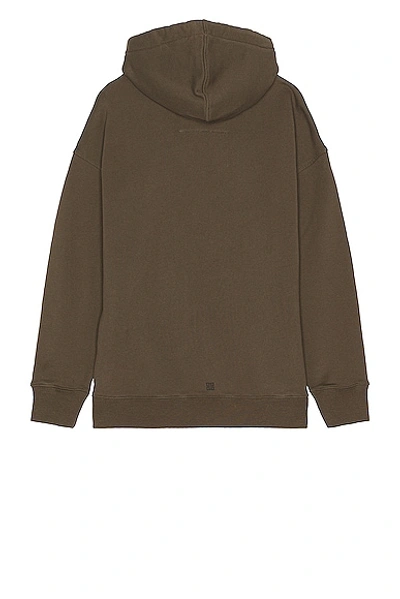 Shop Givenchy Slim Fit Hoodie In Khaki