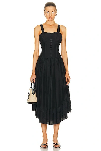 Shop Ulla Johnson Faye Dress In Noir