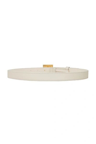 Shop Givenchy 4g Belt In Ivory