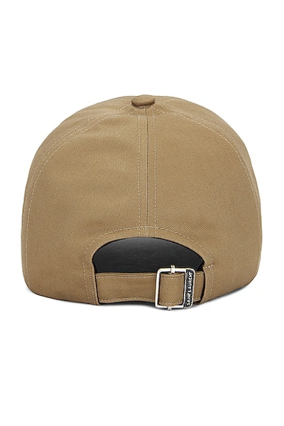 Shop Saint Laurent Cap In Beige