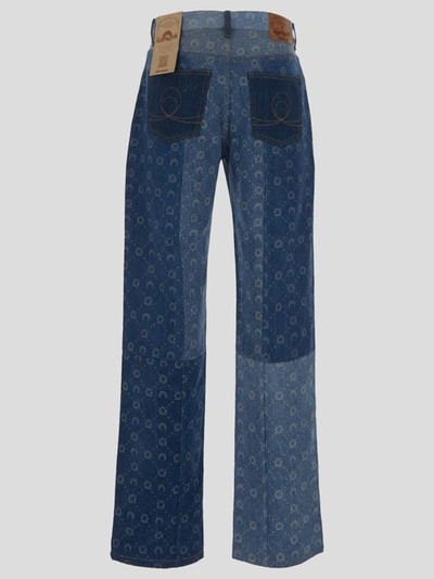 Marine Serre Patchwork In Blue