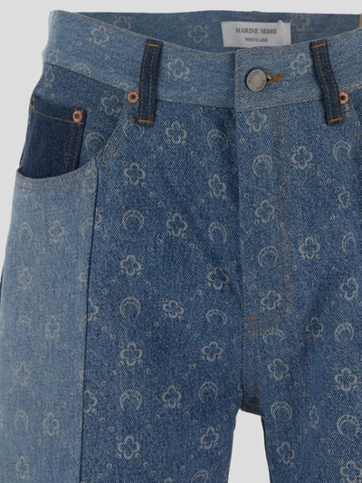 Marine Serre Patchwork In Blue