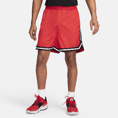 Shop Nike Men's Dna Dri-fit 6" Basketball Shorts In Red
