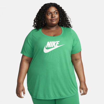 Shop Nike Women's  Sportswear Essential Tunic (plus Size) In Green