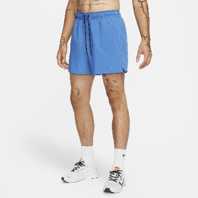 Shop Nike Men's Unlimited Dri-fit 5" Unlined Versatile Shorts In Blue