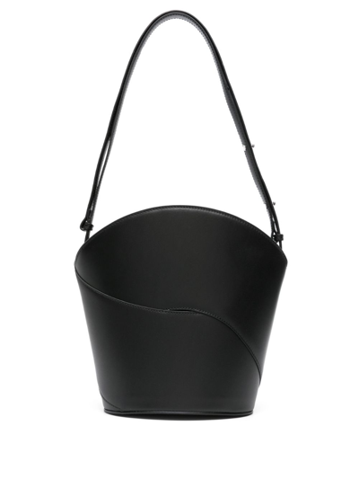 Shop Maeden Black Oru Leather Shoulder Bag
