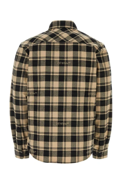Shop Off-white Off White Shirts In Checked