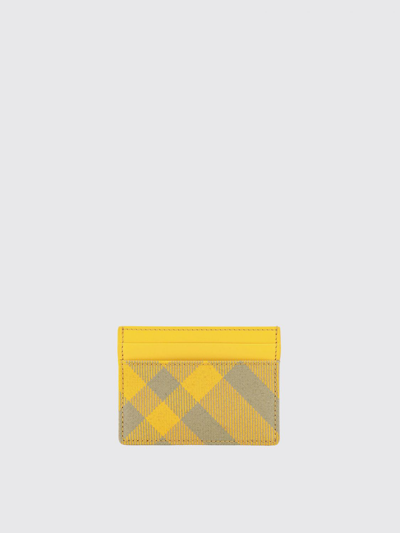 Shop Burberry Wallet  Men Color Yellow