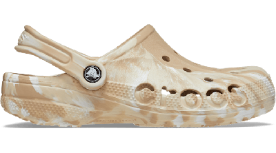 Shop Crocs Baya Marbled Clog In Chai/multi