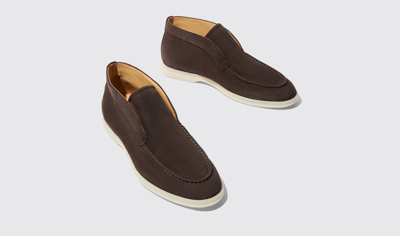 Scarosso Leonarda Brown Suede In Brown - Suede