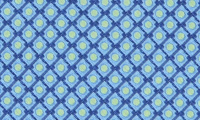 Ted Baker Rey Mini Geo Silk Blend Tie In Light Blue