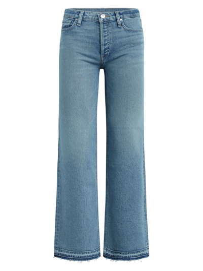 Shop Hudson Women's Rosie Wide-leg Released-hem Jeans In Freestyle