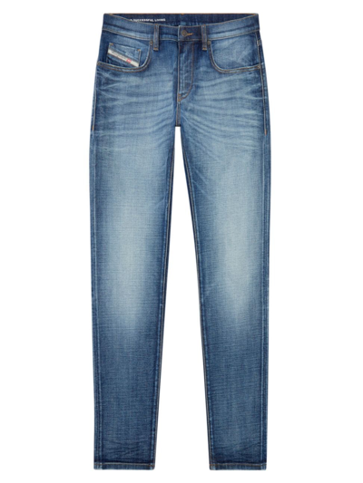 Shop Diesel Men's D-strukt Stretch Slim-fit Jeans In Denim