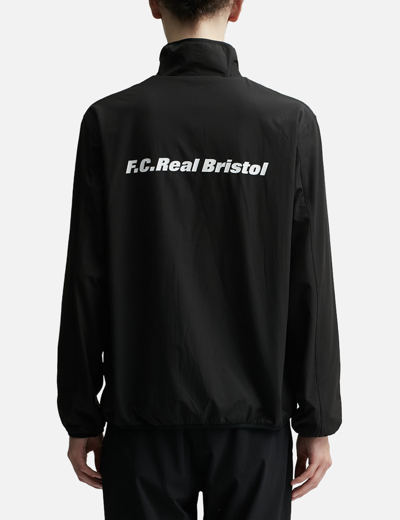 Shop F.c. Real Bristol Zebra Fleece Reversible Jacket In Black