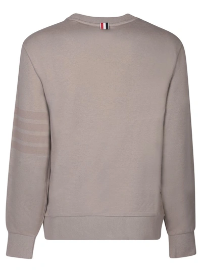 Shop Thom Browne Roundneck Sweater In Grey