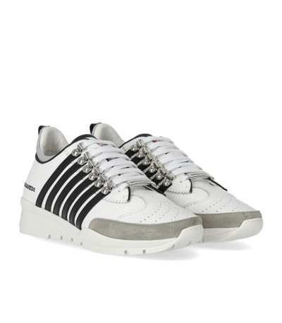 Shop Dsquared2 Legendary White Black Grey Sneaker