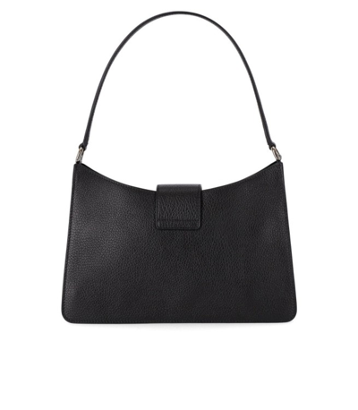 Shop Furla 1927 M Soft Black Shoulder Bag