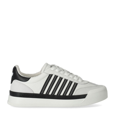Shop Dsquared2 New Jersey White And Black Sneaker
