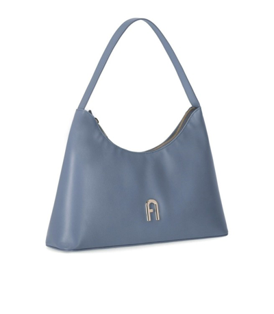 Shop Furla Diamante S Celestial Shoulder Bag In Blue