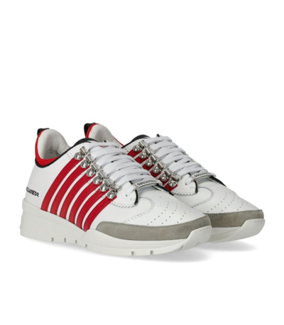 Shop Dsquared2 Legendary White Red Sneaker