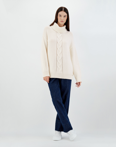 Shop Herno Luxury Eternity Sweater In Natural