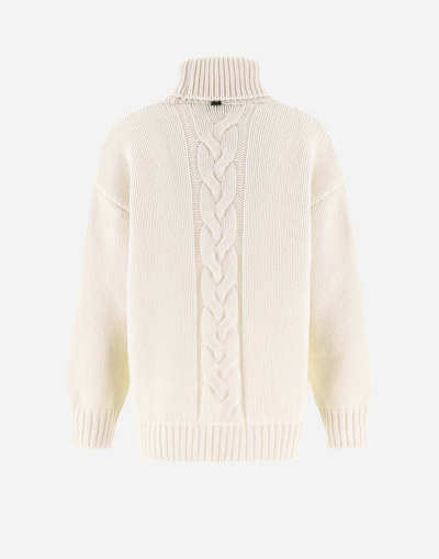 Shop Herno Luxury Eternity Sweater In Natural