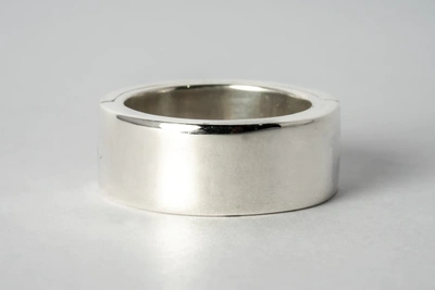 Shop Parts Of Four Sistema Ring (mega Pavé, 9mm, Pa+dia) In Polished Sterling Silver