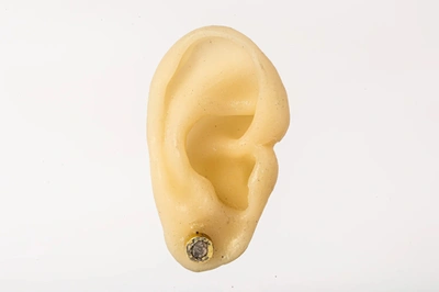 Shop Parts Of Four Tiny Stud Earring (fuse, 0.1 Ct, Diamond Slab, Da18k+dia) In Gold